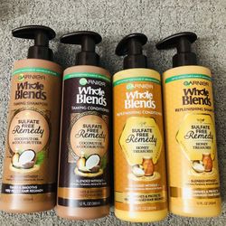 GARNIER Whole Blends~All 4 for $20