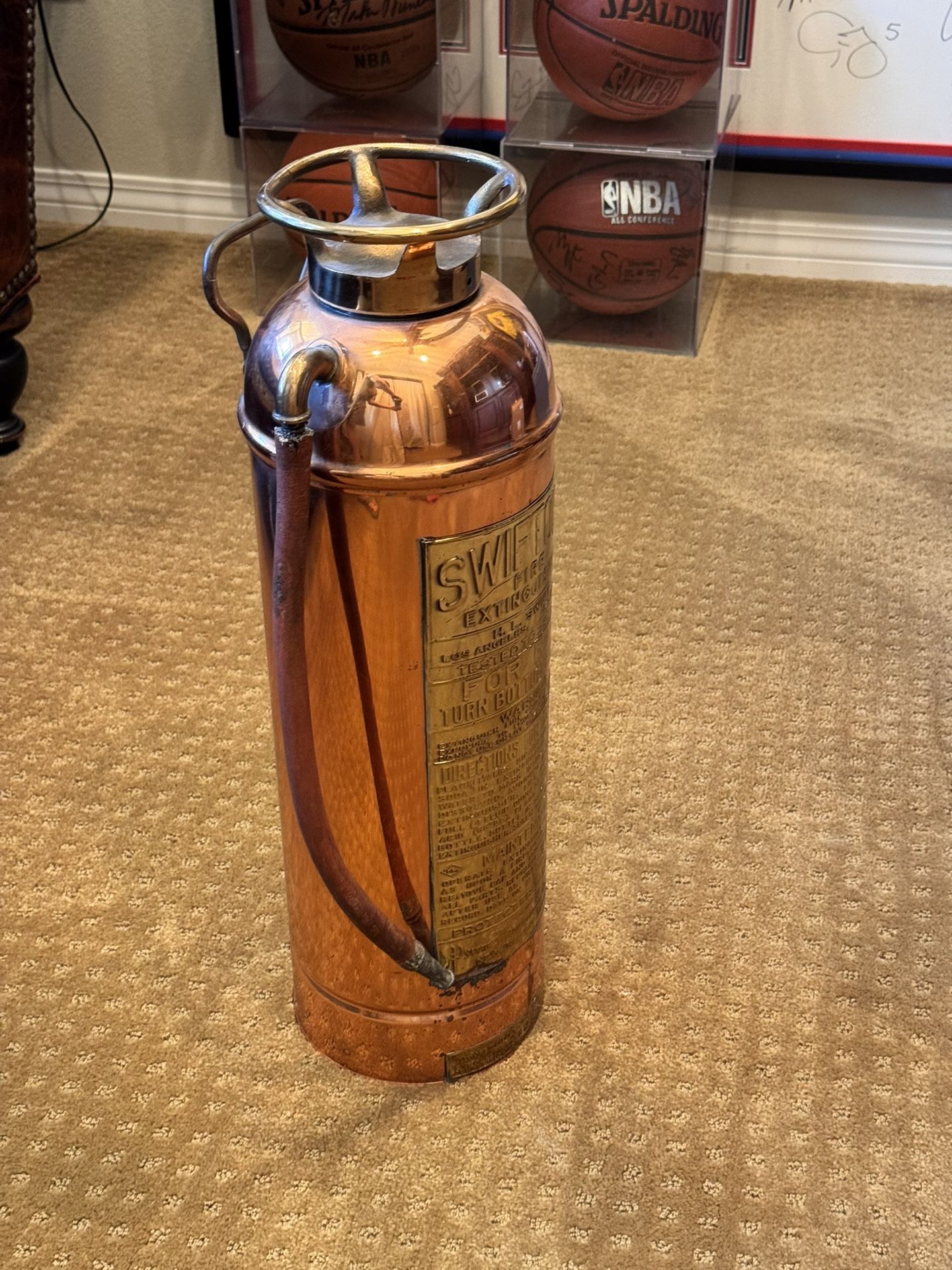 Vintage Swiftout HL Swift Fire Extinguish For Decor