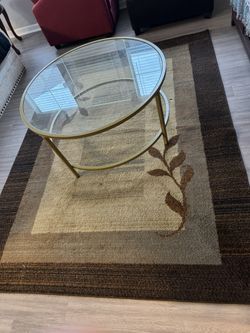 Coffee Table & Rug