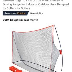 Practice golf net