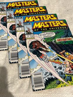 4 MASTERS OF THE UNIVERSE MINT NEWSSTAND COMICS