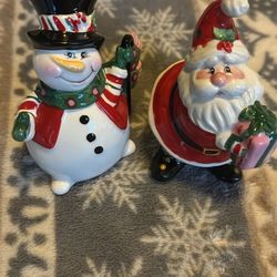 Fitz & Floyd’s Christmas Salt And Pepper Shakers