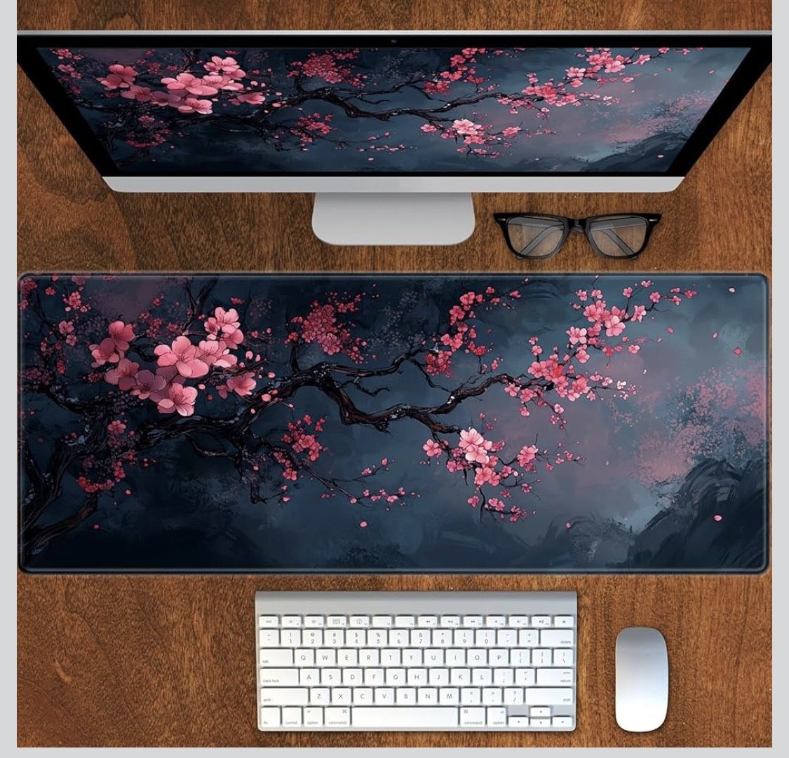 Gaming Mouse Pad - Cherry Blossom