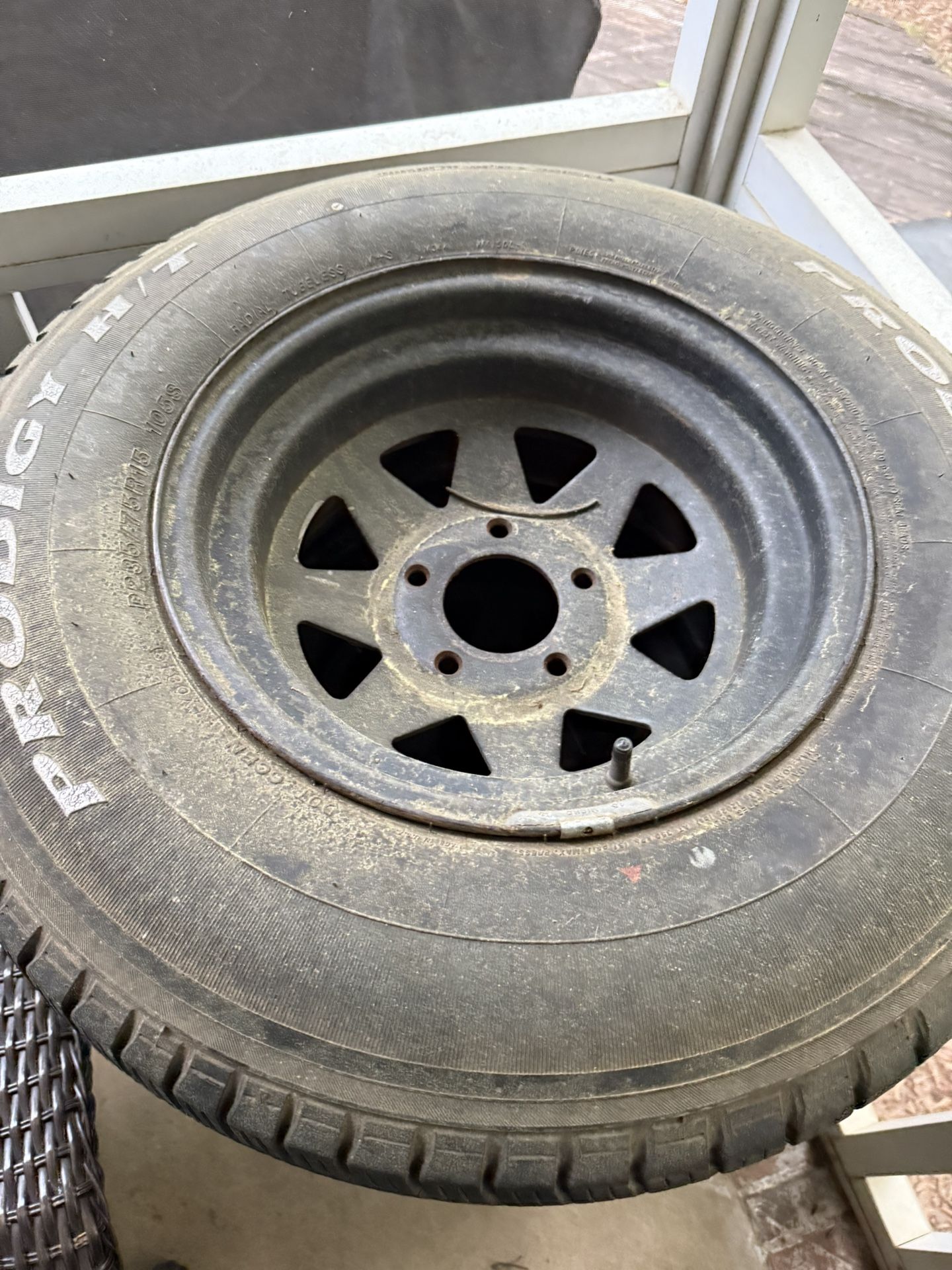 Rim And Tire Set