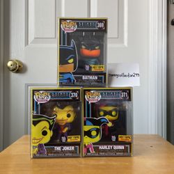 Funko Blacklight Batman The Animated Series Set