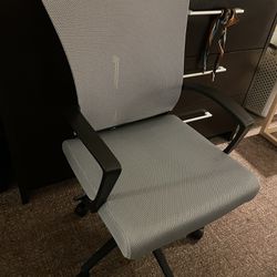 Desk Chair And Monitor 