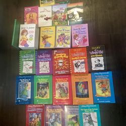 Huge Lot of 35 Meg McIntosh Julie B. Jones Diary of a Wimpy Kid Meg Mackintosh Chapter Scholastic Children’s Books