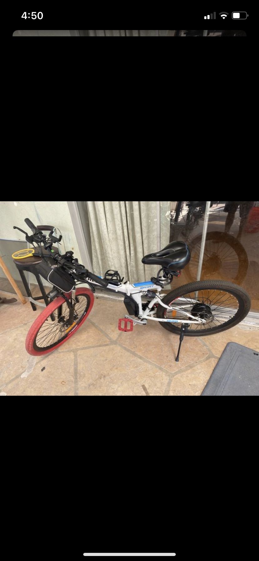 Bike electric folding