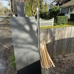 Queen size bed frame Black