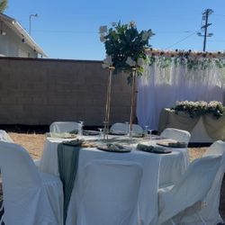 Table Cloth 120 Inch Ivory  12 Pieces 