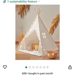 Toddler Tee Pee Tent