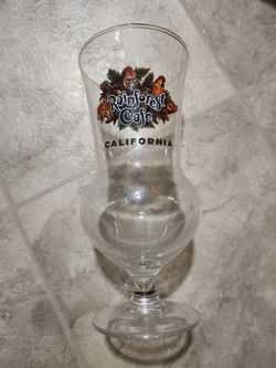 Rainforest Cafe Hurricane Glass