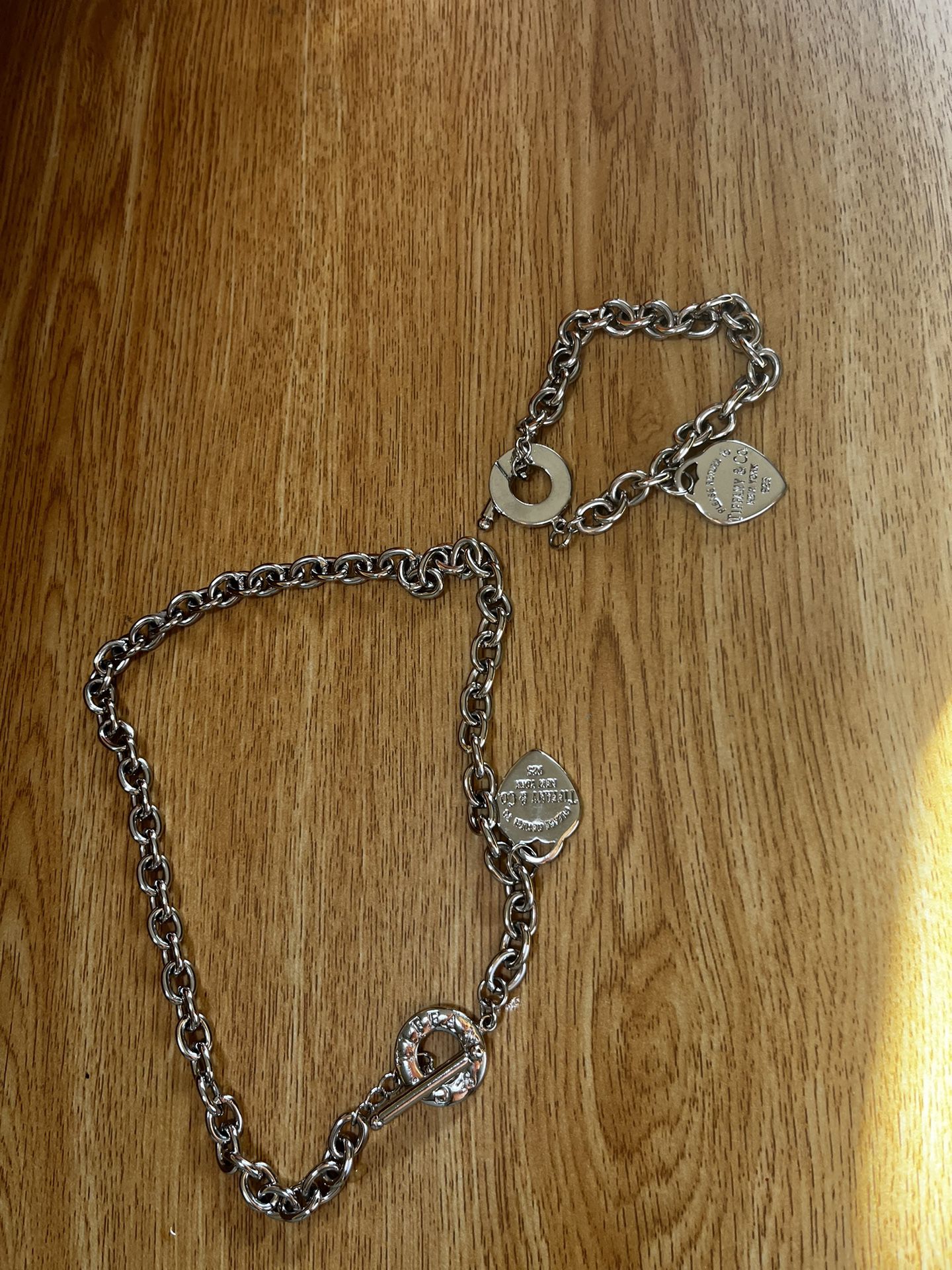 Tiffany Necklace And Bracelet