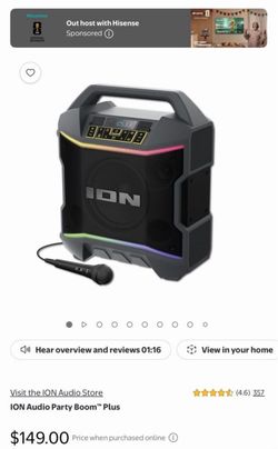 Ion Party Boom Plus