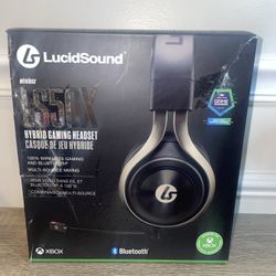 LucidSound LS50X 100% Wireless & Bluethooth Gaming Headset Open Box ..(#18)