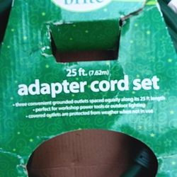 Adapter Cord Set New
