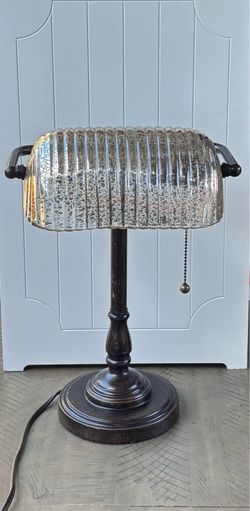 Office Lamp with Glass