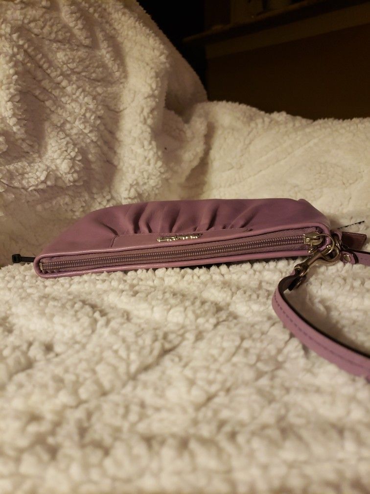 COACH Leather Wristlet