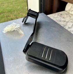 Rear Brake Lever w/Brake pedal pads Black for Brake Lever w/Brake Pedal Pads for Harley.