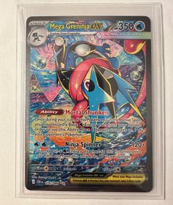 Mega Greninja EX SIR 116/086 Full Art Holo Rare English Pokemon TCG 2016