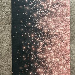 Pink Glitter Glam Bath Mat 