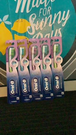 5-Oral b toothbrushes all for $10