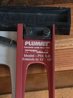 Plumb-It PIX-5.0 Extendable Level, 5' 3" to 13' 10"