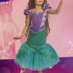 Disney Princess Little Mermaid Child Costume Size M  7-8 