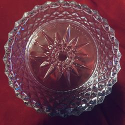 Vintage Arcoroc France diamond Star Glass Bowls
