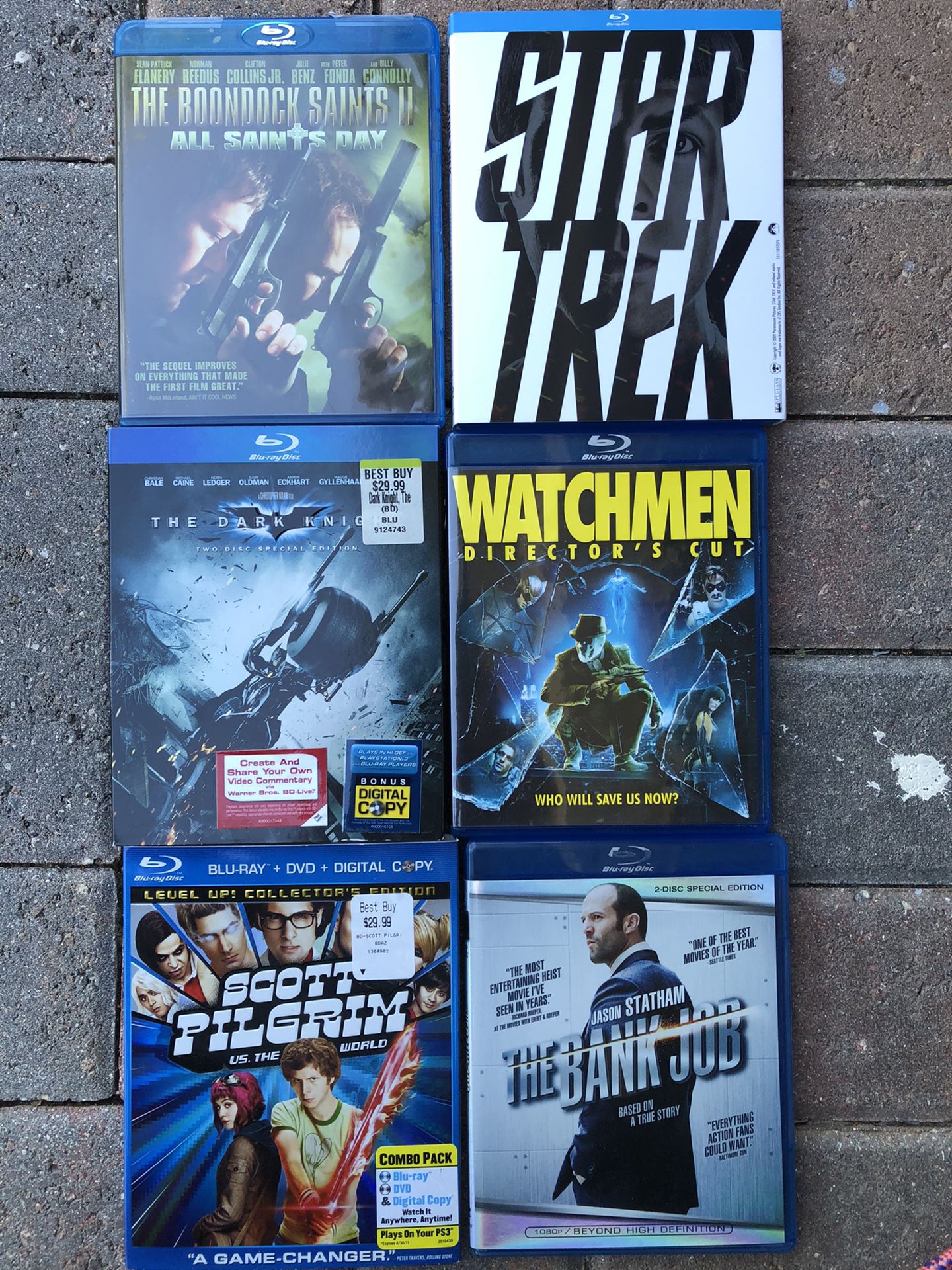 Blu ray DVDs , variety