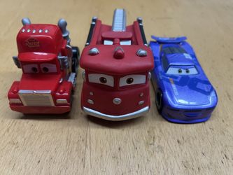 Disney Pixar Cars Toys Mack Truck Bobby Fire truck 