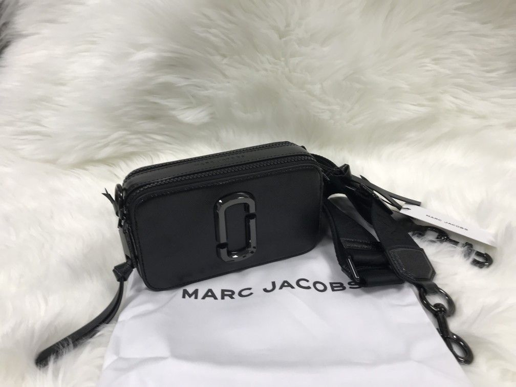Marc Jacobs Colorblock Snapshot Crossbody bag Black