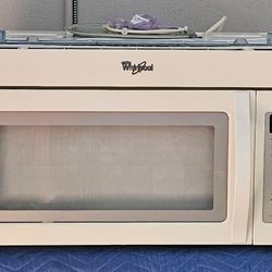 ✨️💥🔆"Whirlpool"🔆💥✨️Bisque Microwave in Perfect Condition