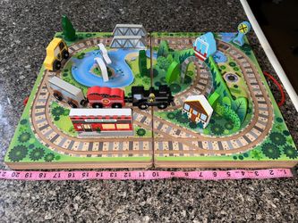 Wooden Train Set