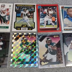 Kenneth Gainwell Autographed Signed 8 Card Philadelphia Eagles Rookie Michigan State