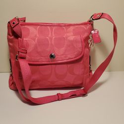 Coach Kyra Daisy Hot Pink Crossbody Bag