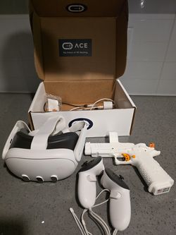 Meta Quest 3 (Headset VR + Controles Touch Plus)
ACE XR Handset (VR Staccato 2011)