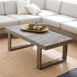 Patio Furniture - west elm coffee table