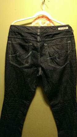 Express women boot jeans.