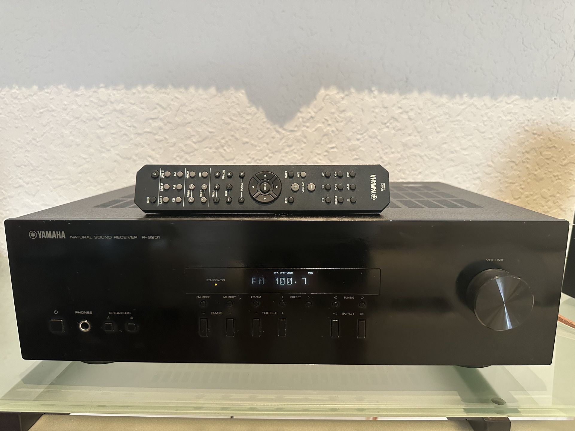 Yamaha R-S201 Stereo receiver + Remote