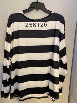Prisoner Costume Long Sleeve Shirt