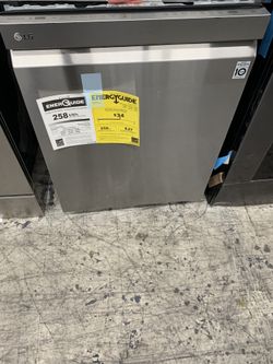 LG dishwasher in stainless steel new open box