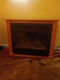 Amish fireplace works great