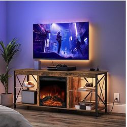 Entertainment Center With Power Outlets 