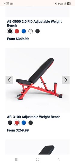 Brand new red REP BENCH