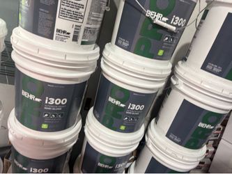 BEHR i30 Semi Gloss $90 per bucket