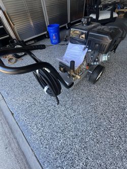New pressure washer
