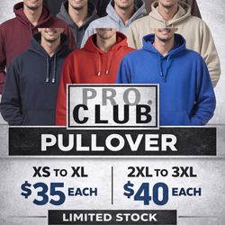 Pro Club Pullover Hoodie
