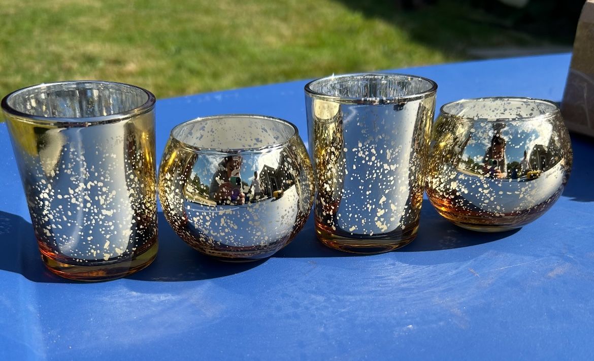 Small Gold Votive Candles