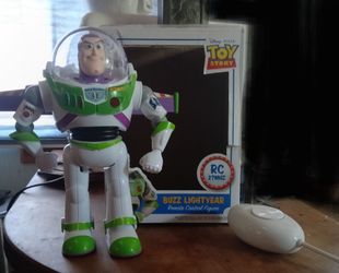 Buzz Lightyear RC action figure with remote